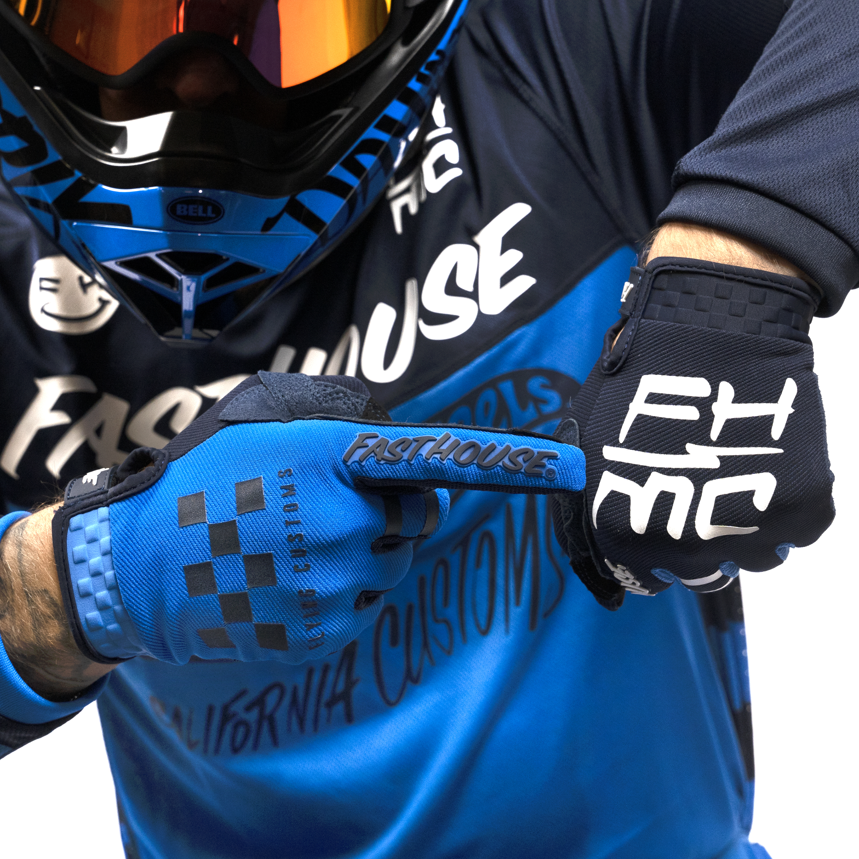 Hot Wheels Speed Style Glove - Electric Blue_Detail4